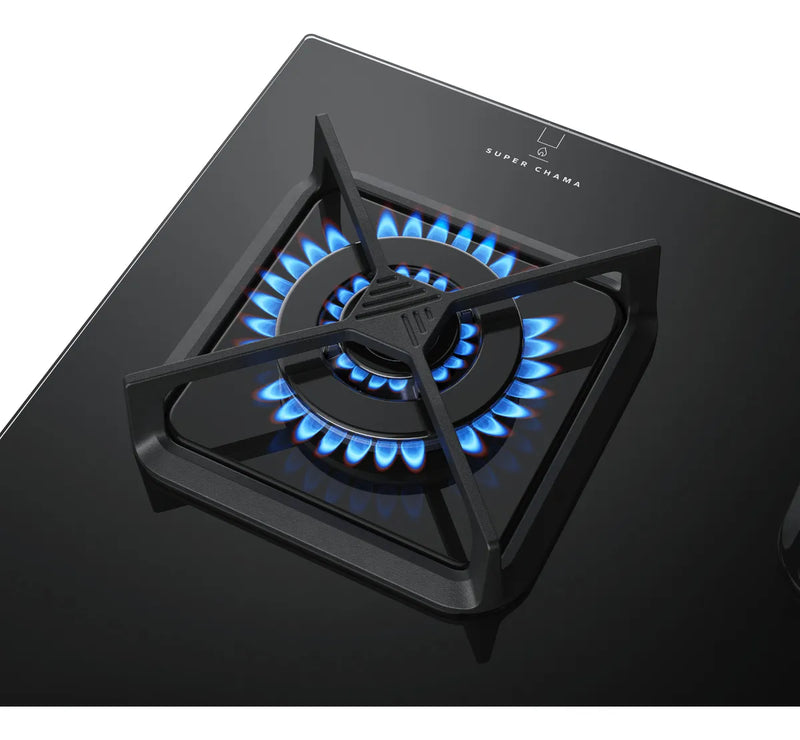 Cooktop 5 Bocas a Gás Brastemp Com Grades de Ferro Fundido BDS85AE Preto