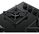 Cooktop 5 Bocas a Gás Brastemp Com Grades de Ferro Fundido BDS85AE Preto