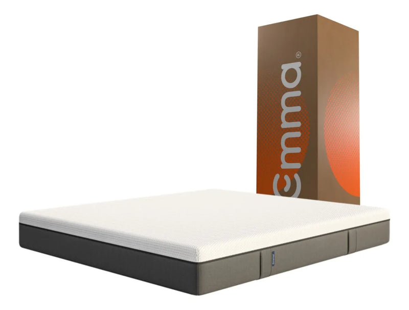 Colchão Emma Queen - Tecnologia Alemã Cor Branco/Cinza